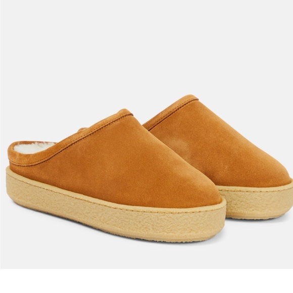 BNWT Isabel Marant Shearling Slides - Picture 1 of 4